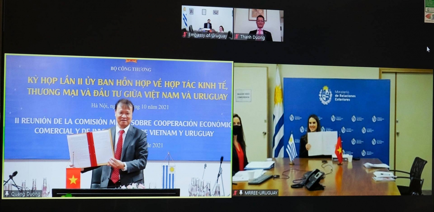 Việt Nam và Uruguay thúc đẩy phục hồi thương mại song phương