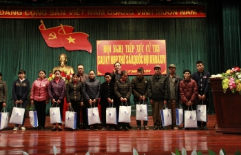 Chủ tịch HĐTV PVN Trần Sỹ Thanh tiếp xúc cử tri tại huyện Bắc Sơn