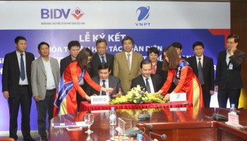 BIDV cam kết hỗ trợ VNPT 25.000 tỉ đồng trong 5 năm