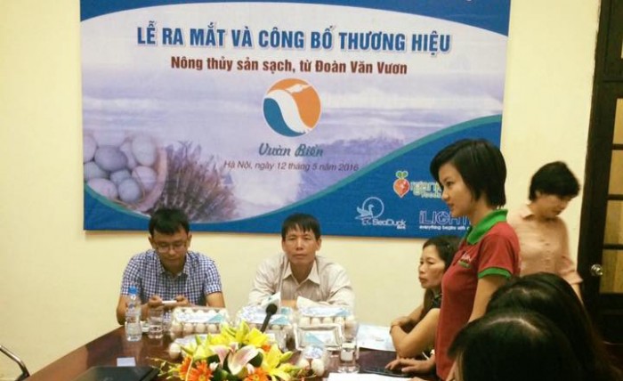 Đoàn Văn Vươn ra mắt thương hiệu nông sản sạch "Vườn biển"