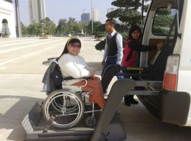 Taxi cho người khuyết tật ở Hà Nội