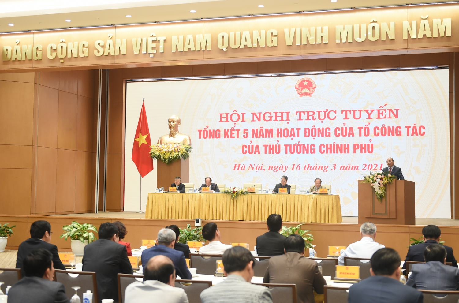 Hội nghị trực tuyến tổng kết 5 năm hoạt động Tổ công tác của Thủ tướng Chính phủ