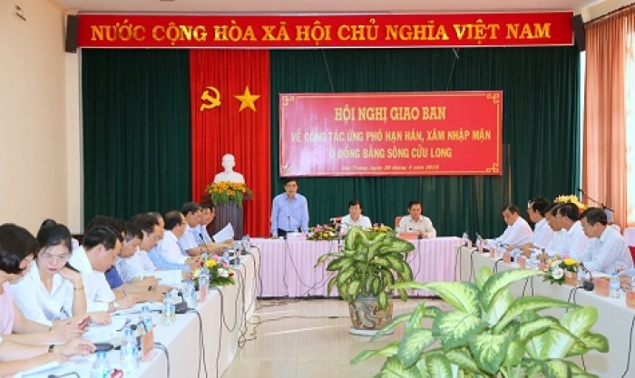 pho thu tuong trinh dinh dung chu tri hoi nghi giao ban cong tac ung pho han han xam nhap man