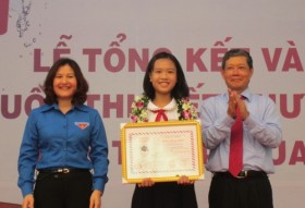 Cô bé viết "Thư gửi Sơn Tinh" đoạt giải nhất cuộc thi viết thư quốc tế UPU