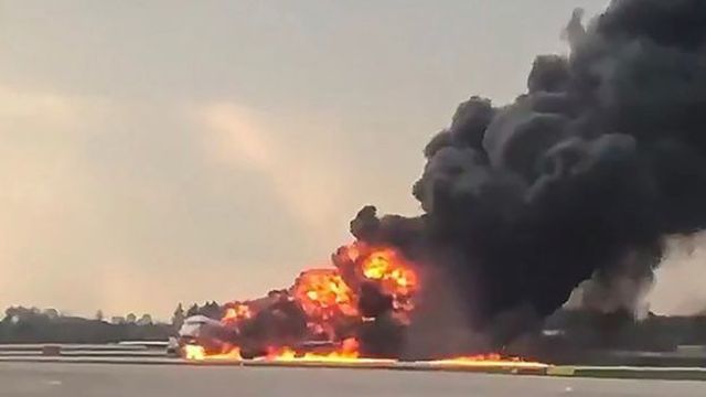 Nhân chứng vụ rơi máy bay Nga: Máy bay cháy rực như ngọn đuốc