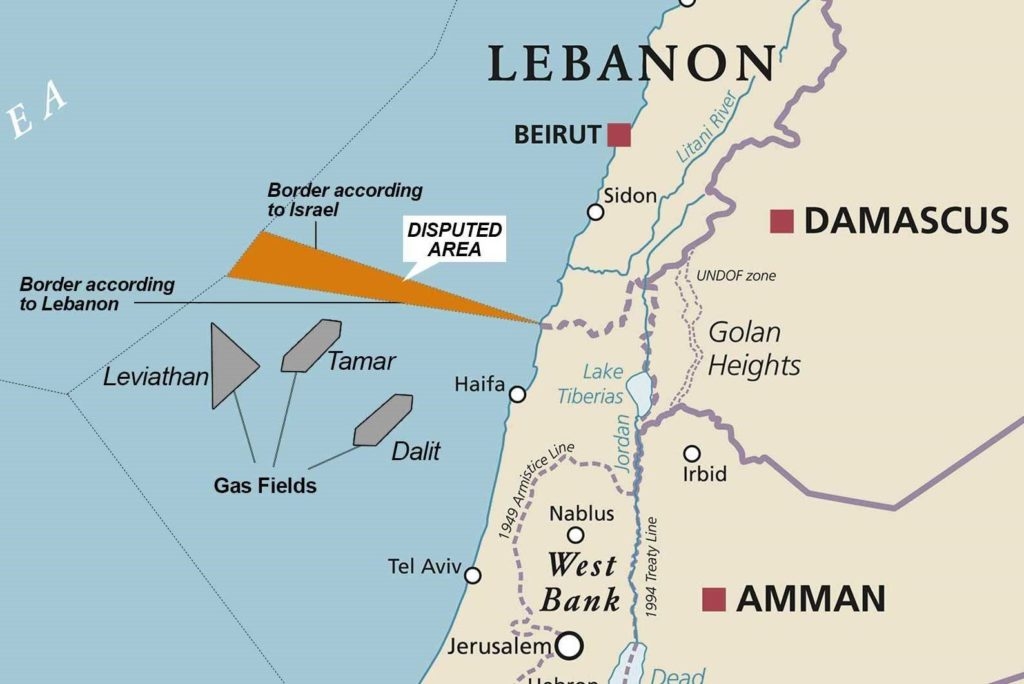 Cuộc đàm phán Mỹ làm trung gian giữa Lebanon-Israel về tranh chấp biên giới trên biển được nối lại đầu tháng 5