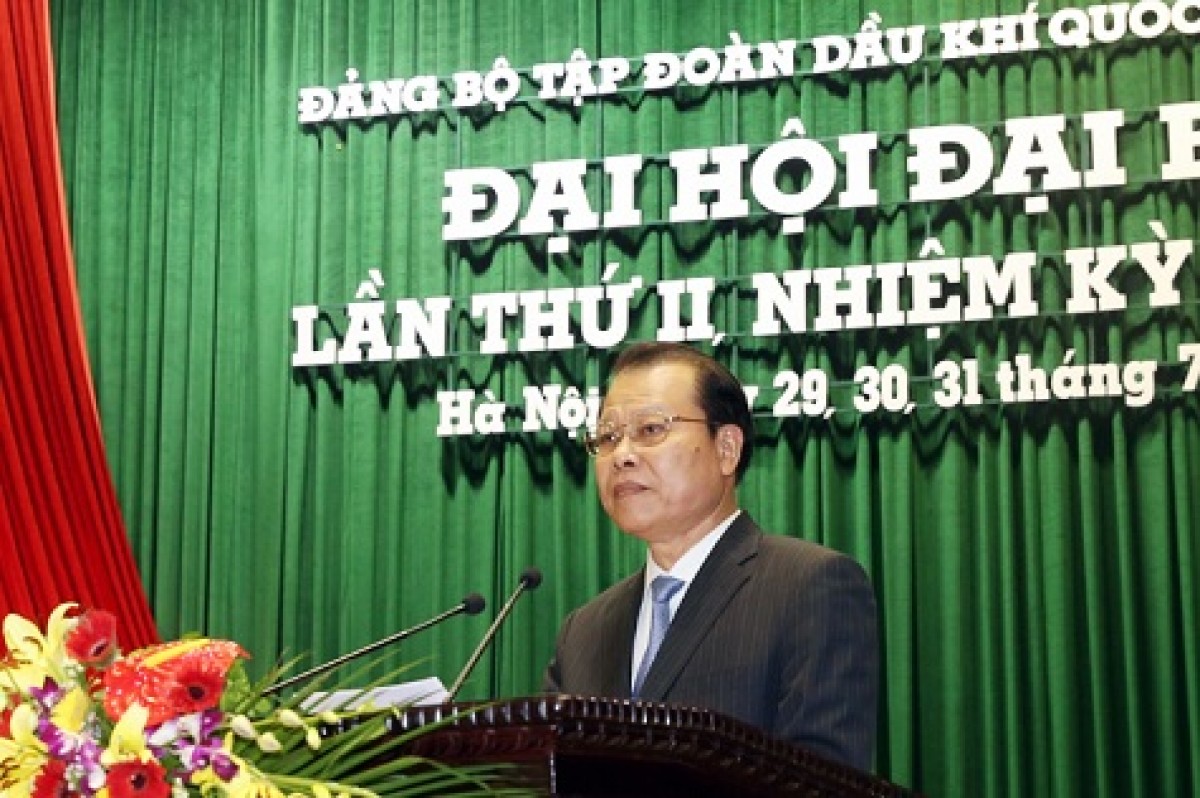 Phó Thủ tướng Vũ Văn Ninh tham dự Đại hội Đảng bộ Tập đoàn Dầu khí Quốc gia