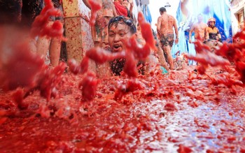 [Chùm ảnh] "Đại chiến cà chua" lần thứ 70 ở Tây Ban Nha