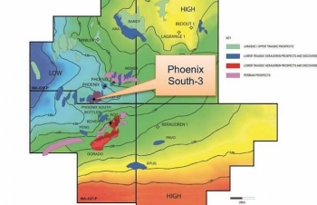 Carnarvon xác định biểu hiện dầu khí tại giếng khoan Phoenix South-3