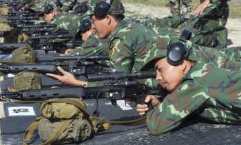 Đội bắn tỉa Việt Nam dừng chân ở bán kết cuộc thi tại Belarus