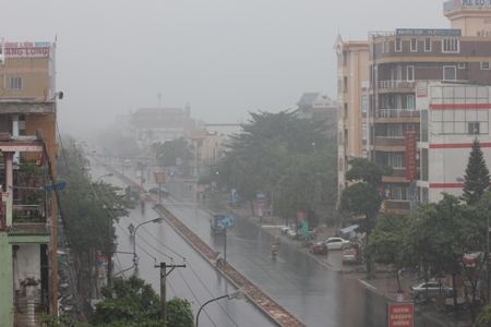 Những ngày qua, do ảnh hưởng của bão số 8 khiến Quảng Trị có mưa rất to