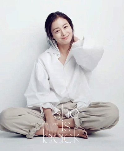 kim tae hee ao phong toc roi len tap chi