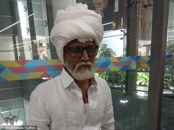 Nam thanh niên Ấn Độ cải trang thành ông lão 81 tuổi để bay sang Mỹ