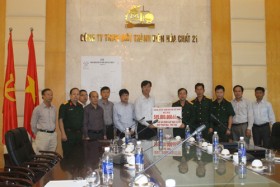 Công đoàn Dầu khí ủng hộ 585 triệu đồng cho các nạn nhân ở Phú Thọ