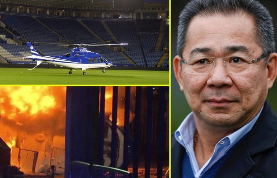 Tỷ phú Thái Lan gặp nạn máy bay trực thăng: “Ông bụt” của Leicester