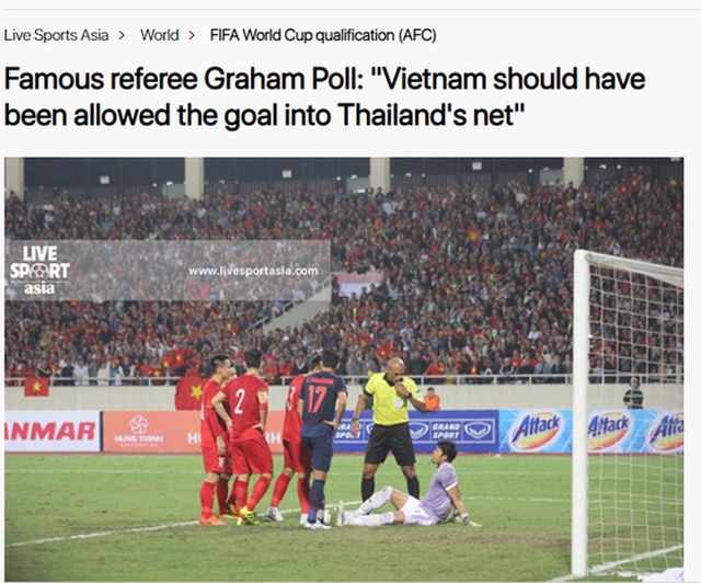 Cựu trọng tài Ngoại hạng Anh: “Bàn thắng của đội tuyển Việt Nam hoàn toàn hợp lệ!”