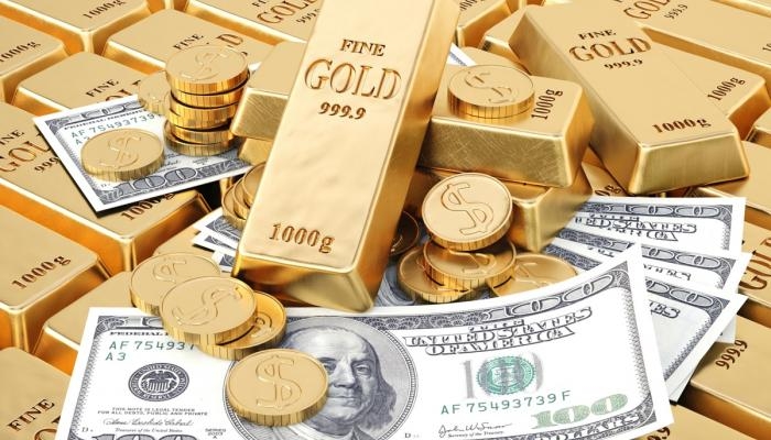 Giá vàng tăng trong khi đồng USD giảm