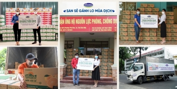 San sẻ khó khăn mùa dịch, Vinamilk tặng 45.000 phần quà cho người dân gặp khó khăn