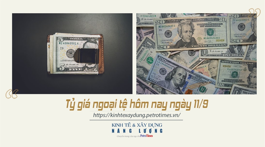 Tỷ giá ngoại tệ hôm nay ngày 11/9: Đồng USD giảm nhẹ