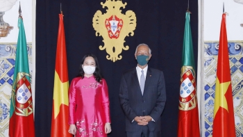 Phó Chủ tịch nước Võ Thị Ánh Xuân gặp Tổng thống và Ủy viên Trung ương Đảng Cộng sản, Phó Chủ tịch Quốc hội Bồ Đào Nha