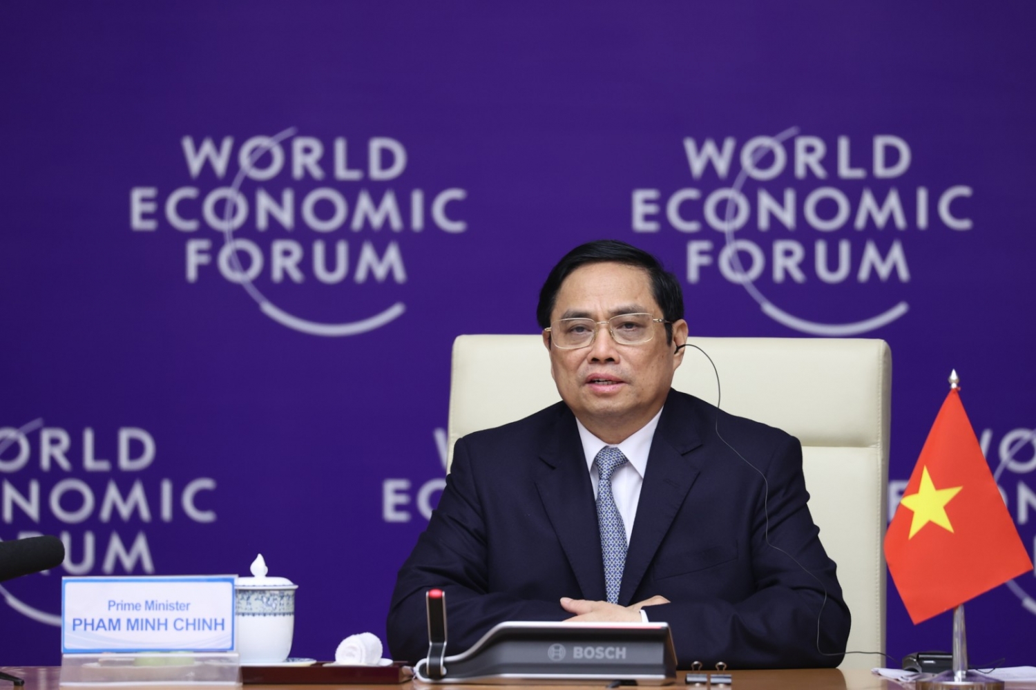 Thủ tướng Phạm Minh Chính đồng chủ trì Đối thoại chiến lược quốc gia Việt Nam - WEF