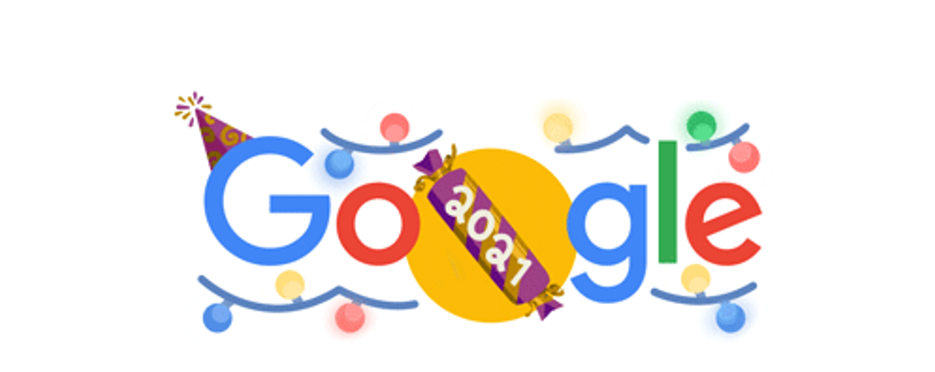 Google chào đón đêm giao thừa với hình tượng trưng 'viên kẹo khổng lồ'