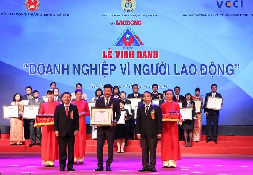 4 doanh nghiep nganh dau khi duoc vinh danh doanh nghiep vi nguoi lao dong nam 2017