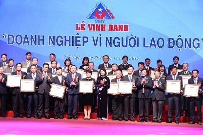 4 doanh nghiệp ngành Dầu khí được vinh danh "Doanh nghiệp vì người lao động" năm 2017