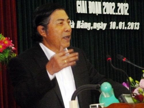  Ngày 10/1, ông Nguyễn Bá Thanh tuyên bố với tư cách là Trưởng Ban Nội chính TƯ: 