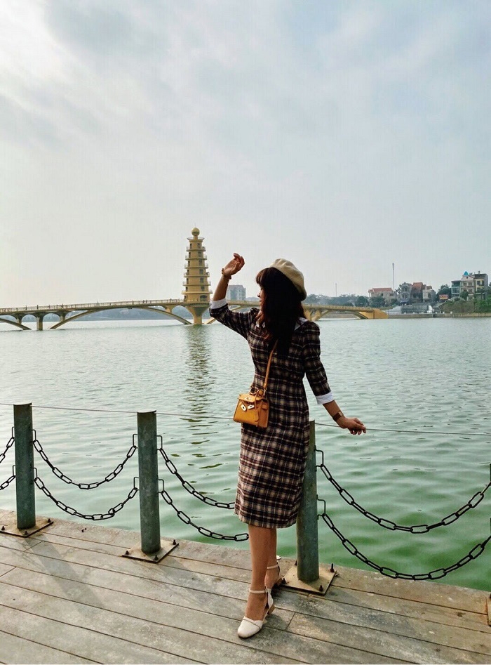 Cầu đi bộ Công viên Văn Lang - Địa điểm check-in tuyệt đẹp tại Việt Trì
