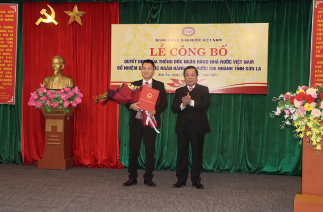 Công bố Quyết định bổ nhiệm Giám đốc NHNN Chi nhánh tỉnh Sơn La