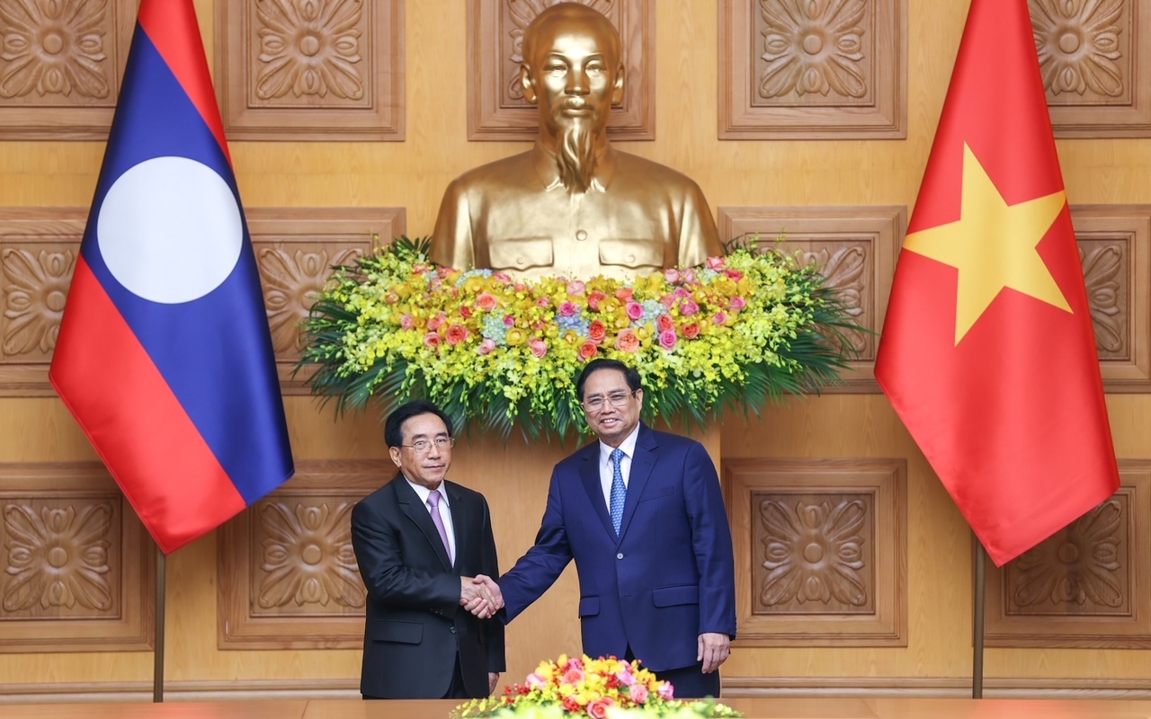 Thủ tướng Chính phủ Lào Phankham Viphavanh thăm chính thức Việt Nam