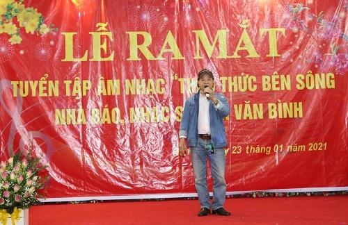 Nhà báo, nhạc sĩ Đinh Văn Bình: Ra mắt tuyển tập âm nhạc “Thao thức bên sông”
