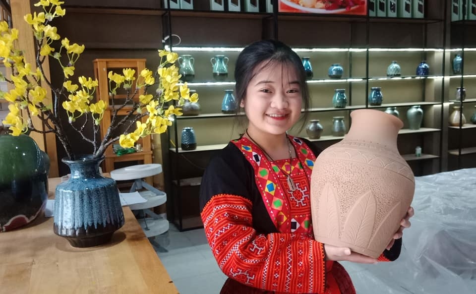 Nghề gốm gắn với du lịch ở Mộc Châu