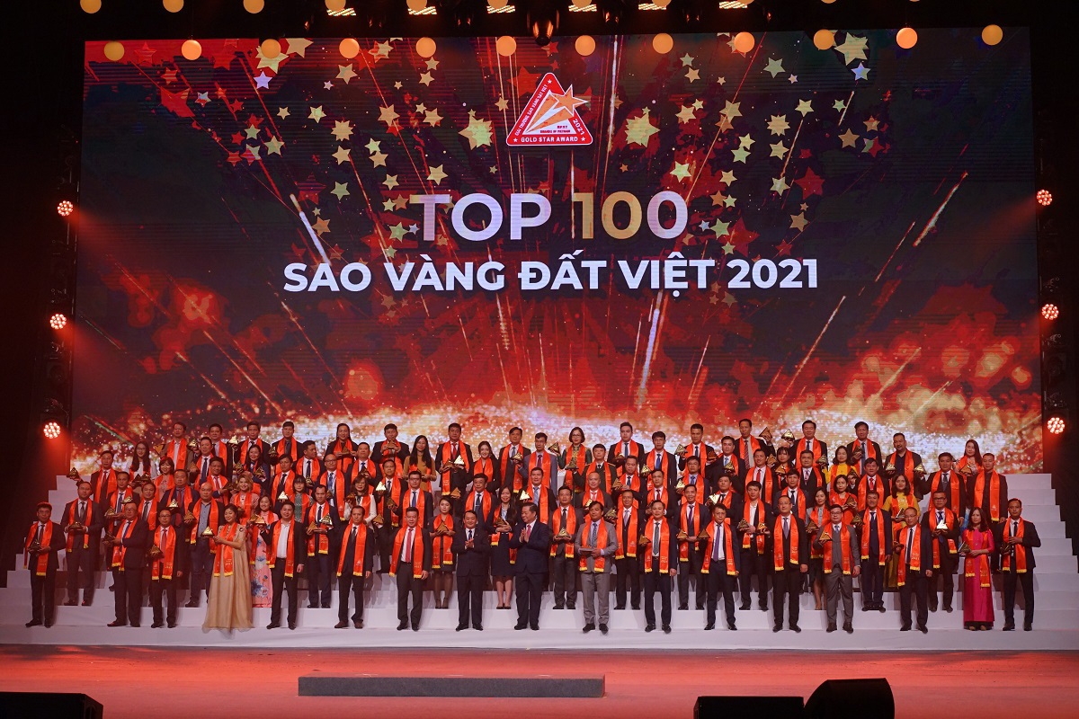 Tổng công ty Khánh Việt (Khatoco) đạt Top 100 Sao Vàng đất Việt 2021