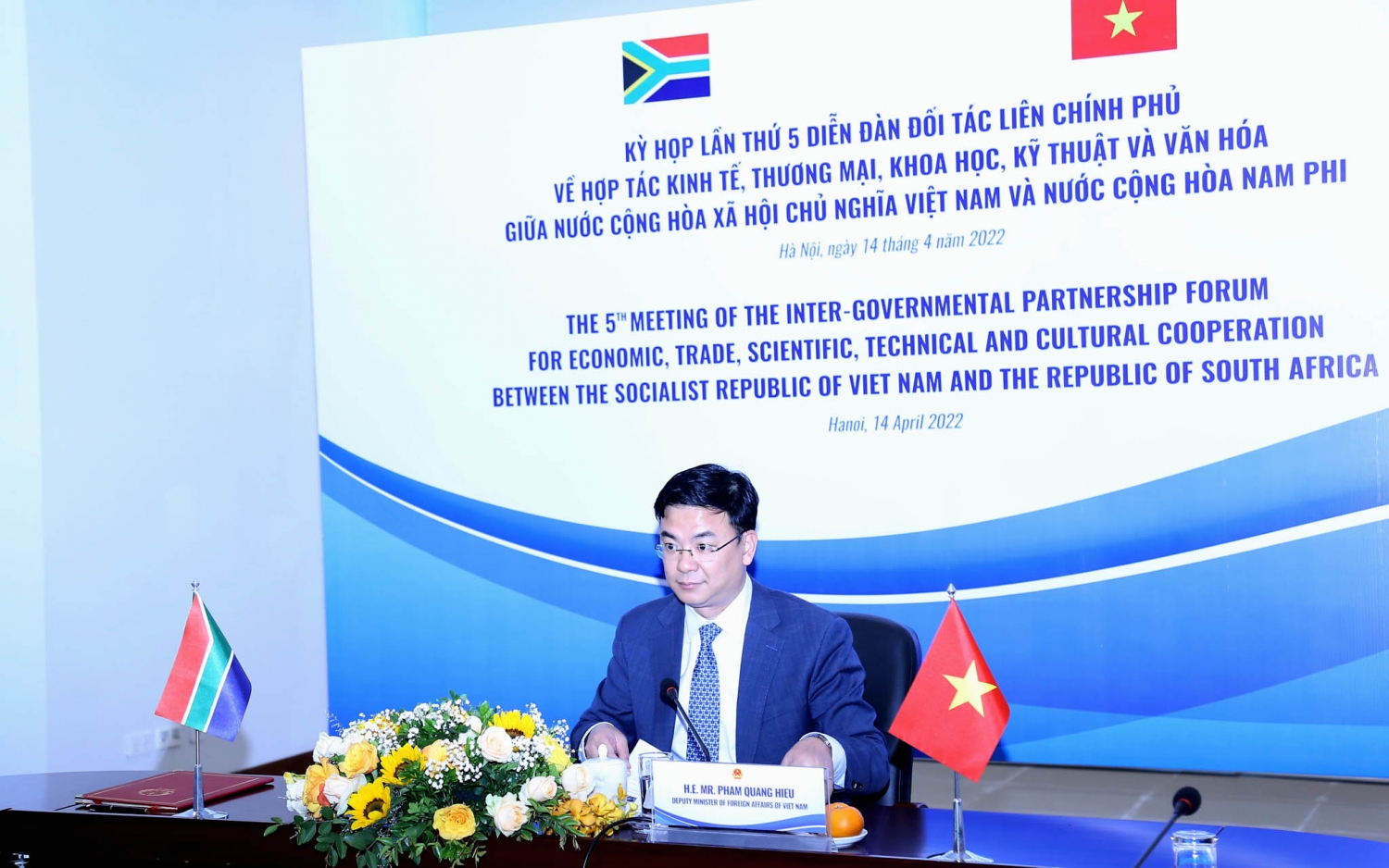 Kỳ họp lần thứ 5 Diễn đàn đối tác liên Chính phủ Việt Nam-Nam Phi