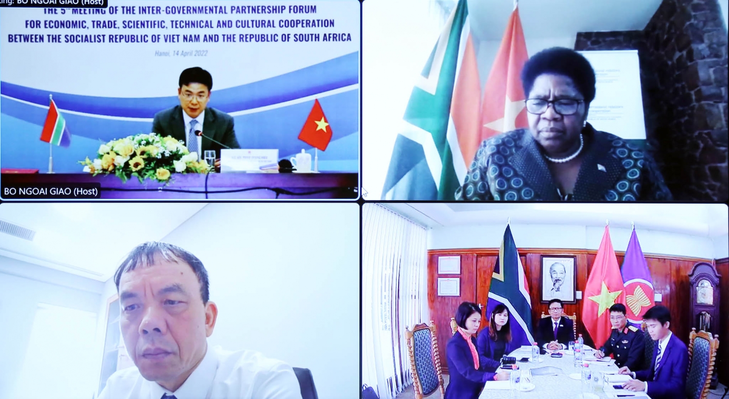 Kỳ họp lần thứ 5 Diễn đàn đối tác liên Chính phủ Việt Nam-Nam Phi