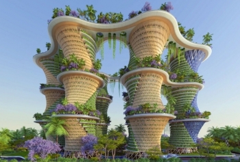 Hyperion - Tòa nhà có “kiến trúc xanh” độc đáo ở Ấn Độ