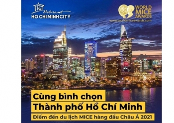 TP HCM được đề cử “Điểm đến du lịch MICE hàng đầu châu Á năm 2021”