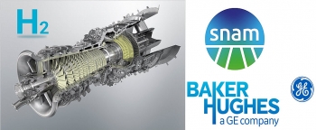 Snam và Baker Hughes thử nghiệm thành công tuabin khí hỗn hợp khí thiên nhiên - hydro