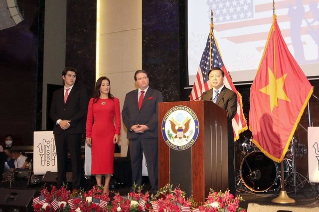 Bộ trưởng Trần Hồng Hà Lễ tham dự Lễ kỷ niệm 246 năm Ngày Quốc khánh Hoa Kỳ