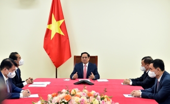 Thủ tướng Chính phủ Phạm Minh Chính điện đàm với Thủ tướng Cộng hòa Séc