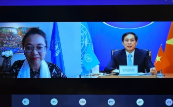 Bộ trưởng Ngoại giao Bùi Thanh Sơn hội đàm trực tuyến với Phó Tổng thư ký LHQ kiêm Thư ký điều hành ESCAP