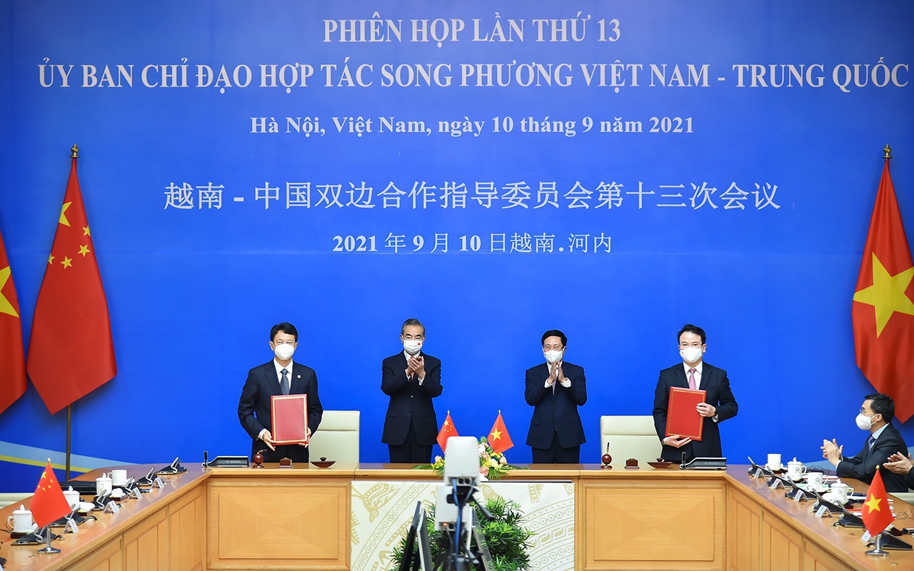 Phiên họp lần thứ 13 Ủy ban chỉ đạo hợp tác song phương Việt Nam - Trung Quốc