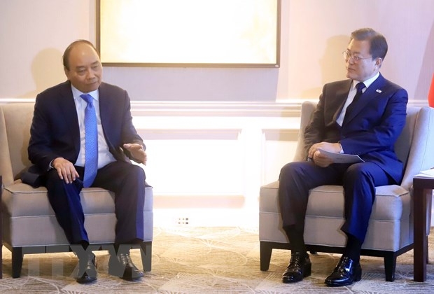 Chủ tịch nước Nguyễn Xuân Phúc gặp Lãnh đạo cấp cao các nước và Chủ tịch Ngân hàng thế giới