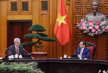 Thủ tướng Phạm Minh Chính tiếp Đại sứ Cộng hòa Pháp tại Việt Nam