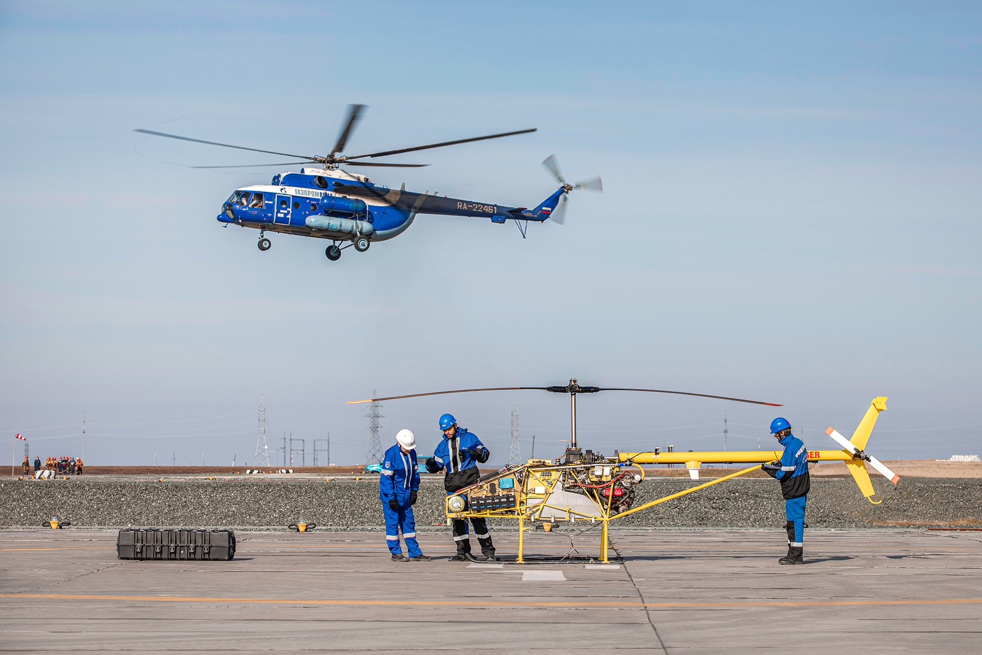 Gazpromneft thử nghiệm thành công máy bay trực thăng không người lái Tiber KAGU-150