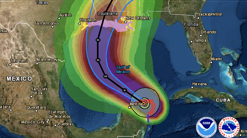 Hoạt động dầu khí tại Vịnh Mexico lại hứng chịu bão Delta