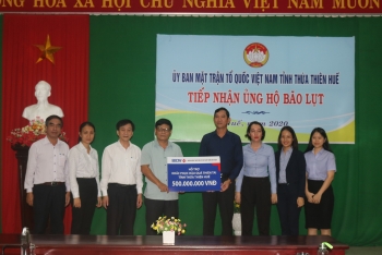 BIDV tặng 01 tỷ đồng hỗ trợ đồng bào bị ảnh hưởng bởi lũ lụt tại Thừa Thiên Huế, Quảng Nam