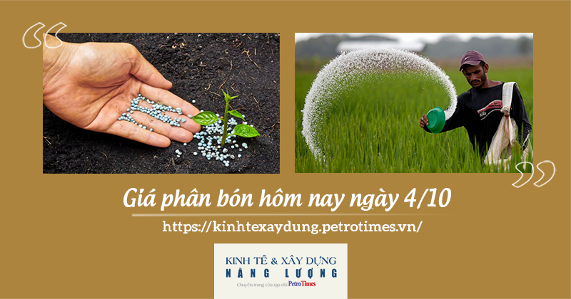 Giá phân bón hôm nay ngày 4/10: Duy trì mức ổn định